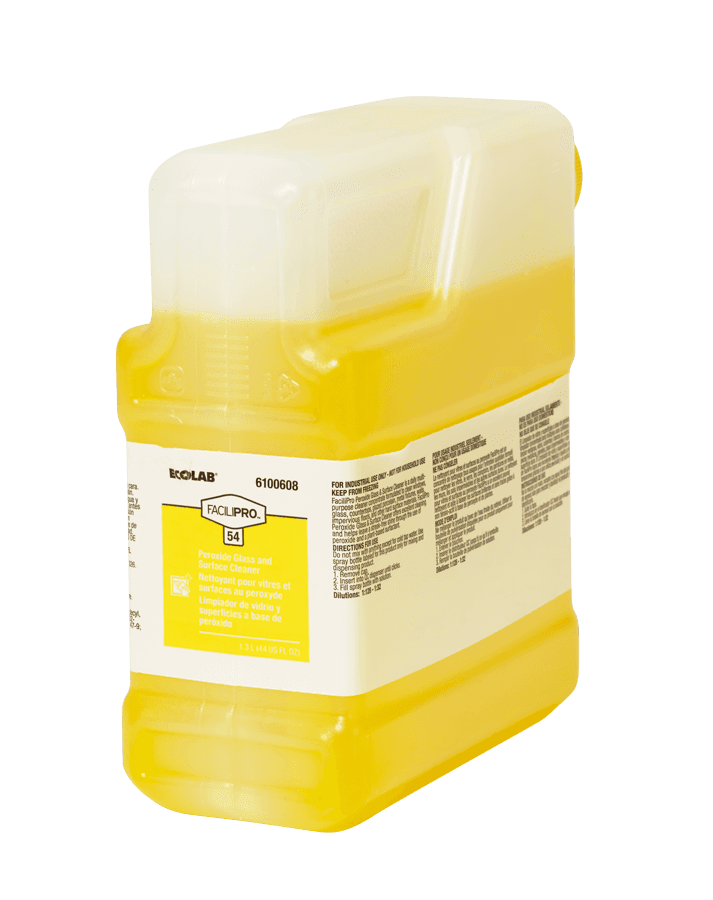 FaciliPro Morning Breeze Window & Glass Cleaner 1.3 L Daily Multi Surface Concentrate Peroxide 2/Case