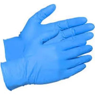 Gloves Small (SM) Blue 4MIL Nitrile Rubber Powder-Free 1000/Case