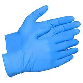 Gloves Small (SM) Blue 4MIL Nitrile Rubber Powder-Free 1000/Case