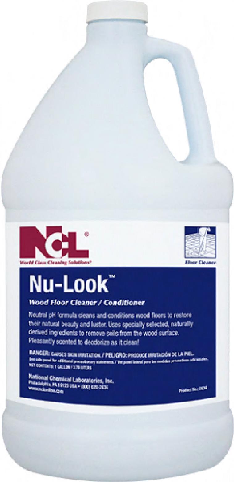 NU-LOOK Pleasantly Fresh Floor Wood Cleaner & Conditioner 1 GAL Neutral Liquid Water-Based 4/Case