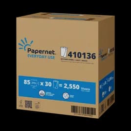 Papernet Everyday Use Household & Kitchen Roll Paper Towel 2PLY 85 Sheets/Roll 30 Rolls/Case 2550 Sheets/Case