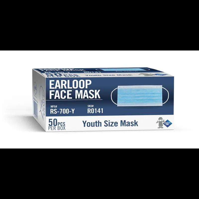 Mask Y Blue 3PLY PP Ear Loop Adjustable Metal Nose Band 50/Box