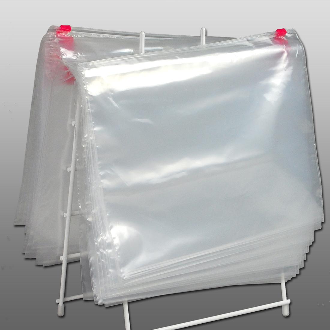 Deli Bag 10X8 IN LDPE 2MIL Clear With Slide Seal Side Seal Closure FDA Compliant Flat Reclosable 1000/Case