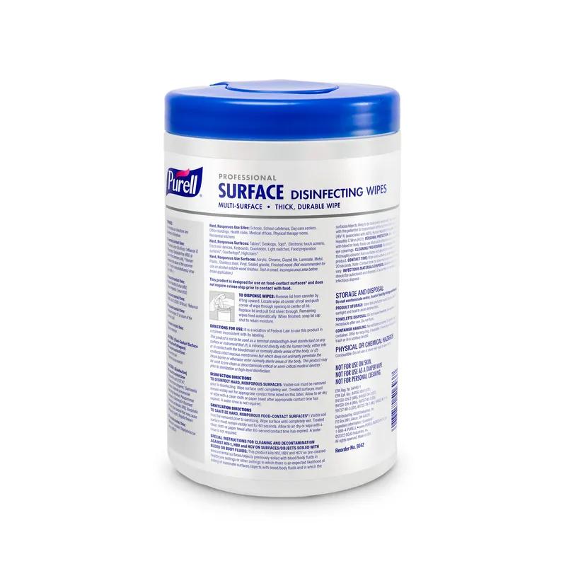 Purell® Disinfectant Multi Surface Wipe 110 Count/Pack 6 Packs/Case 660 Count/Case