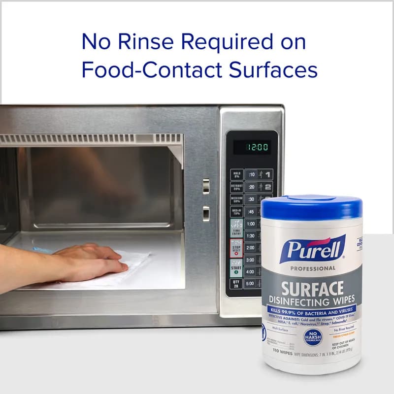 Purell® Disinfectant Multi Surface Wipe 110 Count/Pack 6 Packs/Case 660 Count/Case