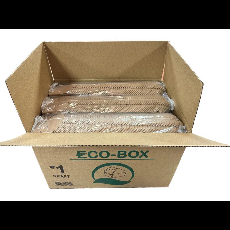 Take-Out Box Fold-Top 26 OZ Paper Kraft 450/Case