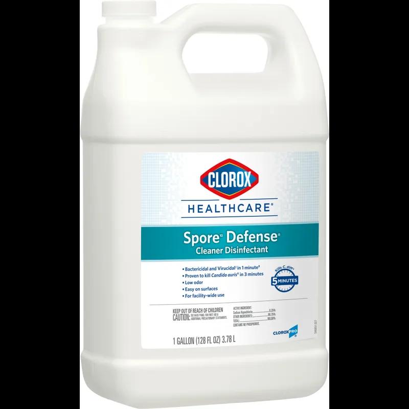 Clorox Healthcare® Spore Defense Unscented One-Step Disinfectant 1 GAL Multi Surface RTU Sporicidal Antibacterial 4/Case
