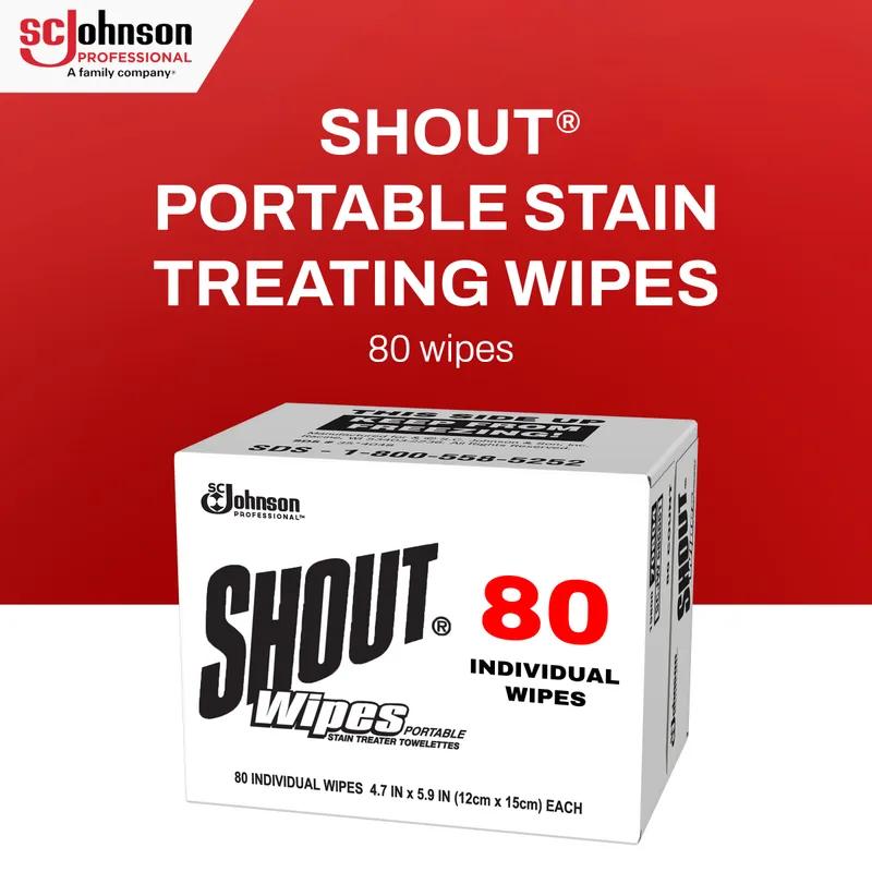 Shout® Laundry Stain Remover Wipe 80/Case