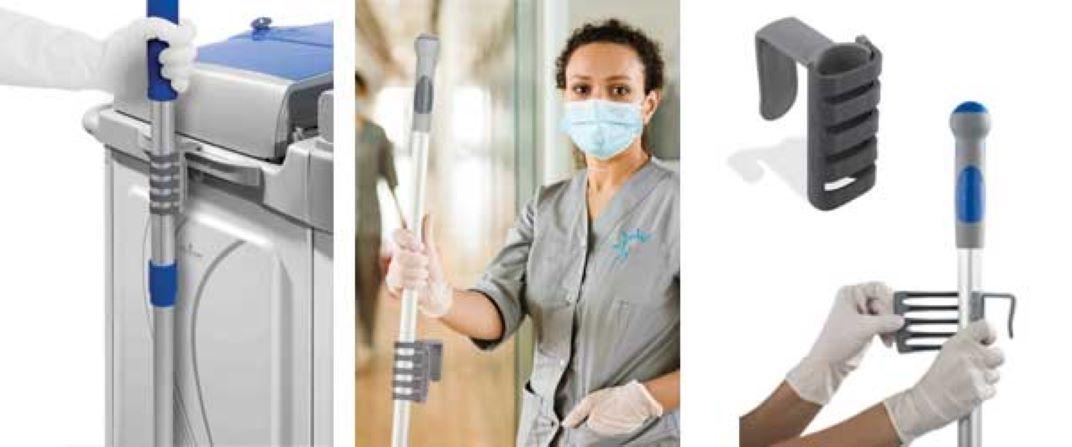 UNI-Move Handle Hang Holder Silver Polymer 150/Case