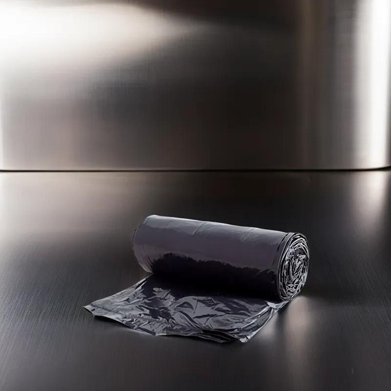 Can Liner 41X51 IN Black Plastic 16MIC 200/Case