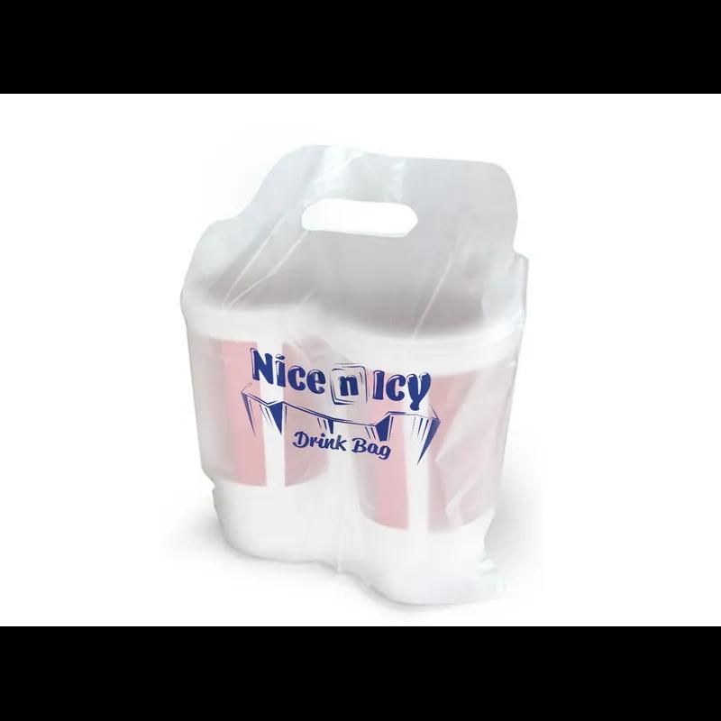 Drink Carrier Bag HDPE Nice N' Icy 1000/Case