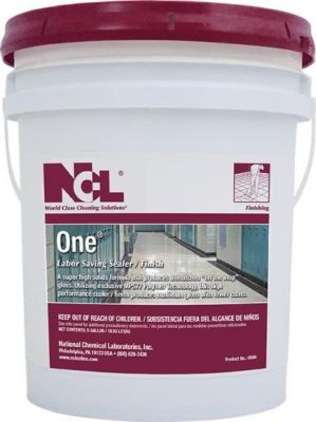 ONE® Floor Sealer & Finish 5 GAL Burnishing RTU Pure Acrylic Polymers 1/Pail