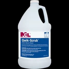 QWIK-SCRUB Floor Cleaner 1 GAL Heavy Duty 4/Case