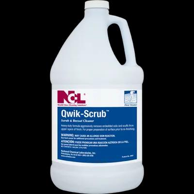 QWIK-SCRUB Floor Cleaner 1 GAL Heavy Duty 4/Case