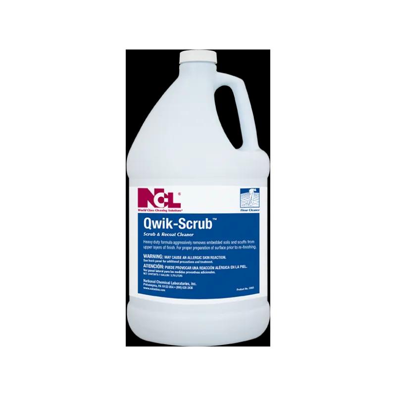 QWIK-SCRUB Floor Cleaner 1 GAL Heavy Duty 4/Case