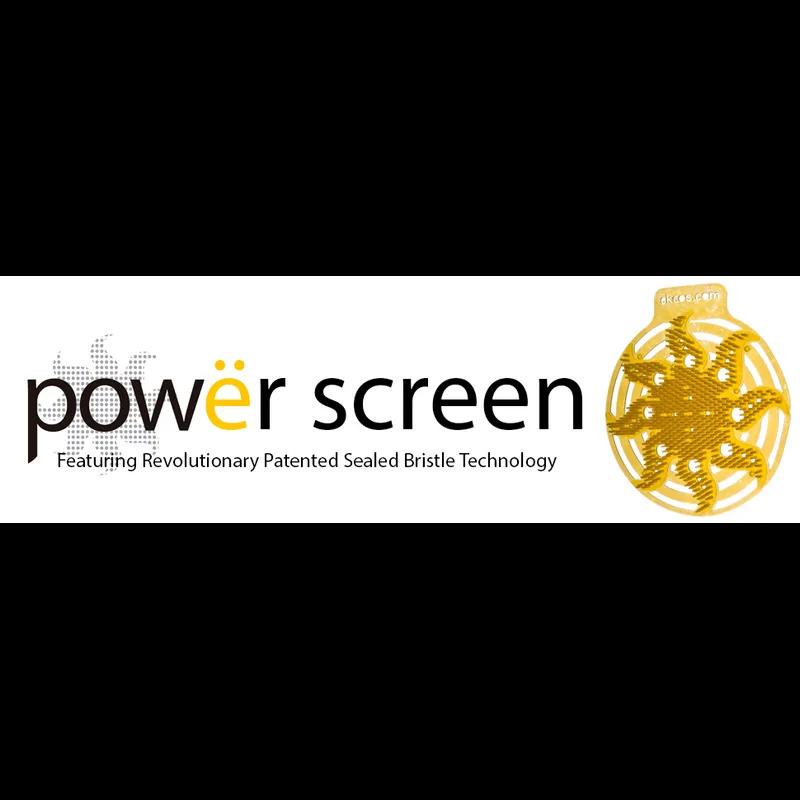 Ekcos Power Screen Urinal Screen Fresh Scent Blue Plastic RTU Anti-Splash 10/Case