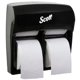Scott® Toilet Paper Dispenser 11.25X12.75X6.19 IN Plastic Black Coreless 4-Roll 1/Each