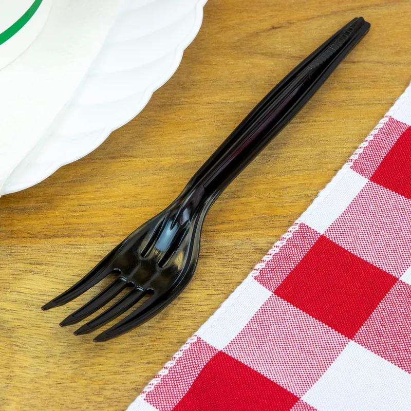 Fork Black Extra Heavy 1000/Case