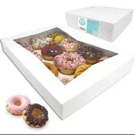 Donut Box 12 CT 16X12X2.25 IN Paperboard Rectangle 100/Case