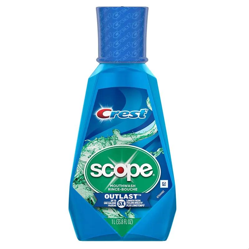 Crest® Scope Outlast Mouthwash 33.8 FLOZ Peppermint 1/Each