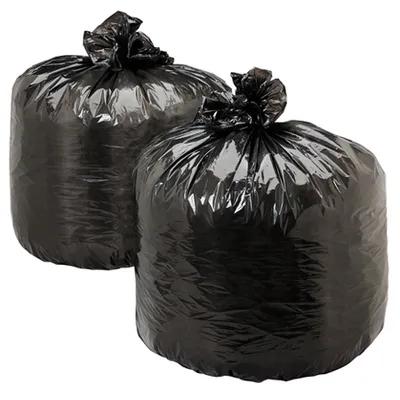 Can Liner 40X46 IN 40-45 GAL Black LLDPE 0.59MIL 25 Count/Pack 10 Packs/Case 250 Count/Case