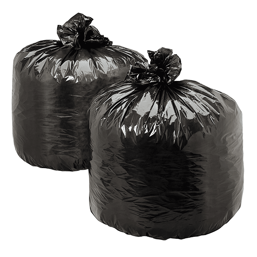 Can Liner 40X46 IN 45 GAL Black LLDPE 0.59MIL 25 Count/Pack 10 Packs/Case 250 Count/Case