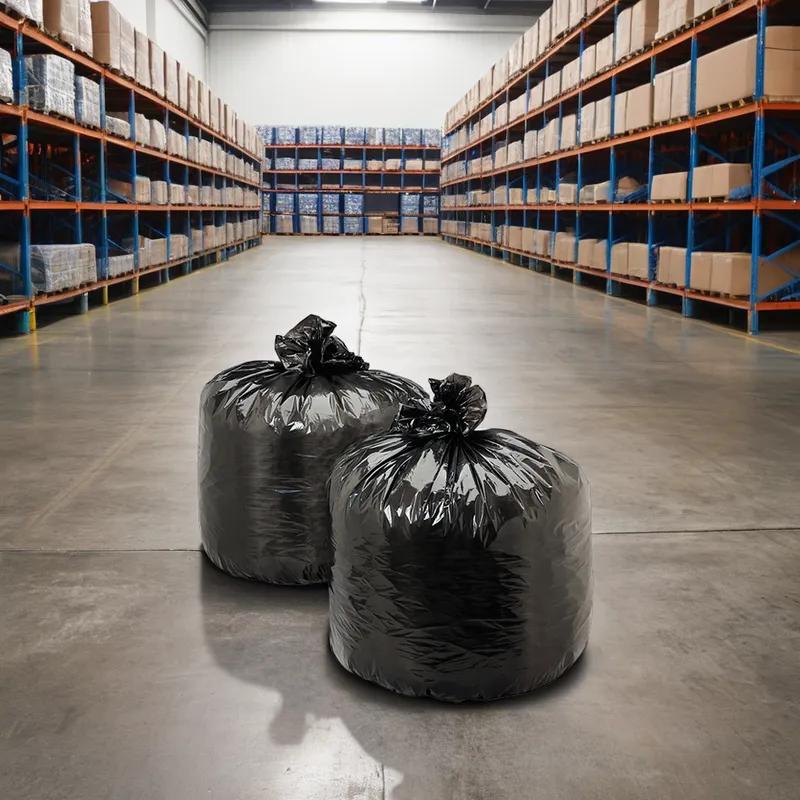 Can Liner 40X46 IN 45 GAL Black LLDPE 0.59MIL 25 Count/Pack 10 Packs/Case 250 Count/Case