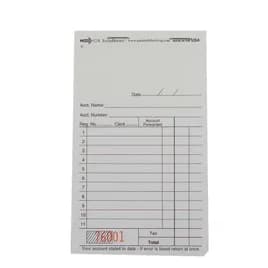 Guest Check 3.5X5.6 IN White Duplicate Carbon 2-Part 5000/Case