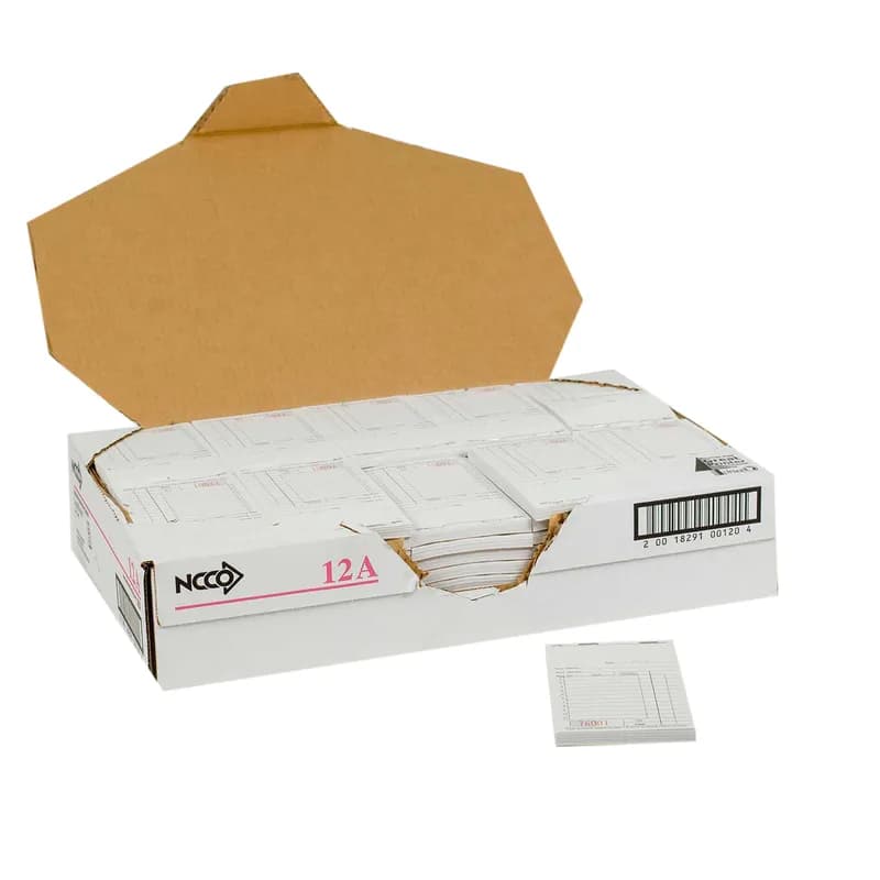 Guest Check 3.5X5.6 IN White Duplicate Carbon 2-Part 5000/Case