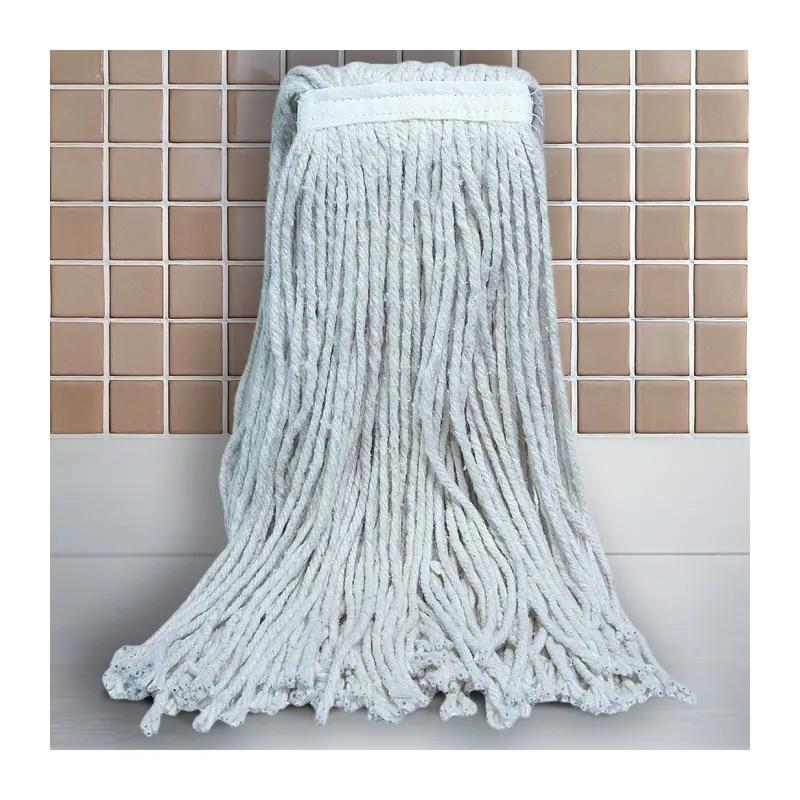 Mop Head 24 OZ White Cotton 4PLY Cut End Narrow Headband 1/Each