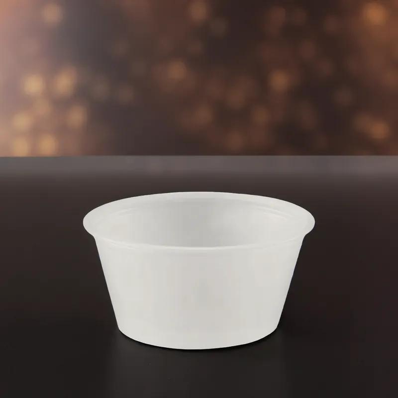 Victoria Bay Souffle & Portion Cup 2 OZ HIPS OPS Translucent Round 2400/Case