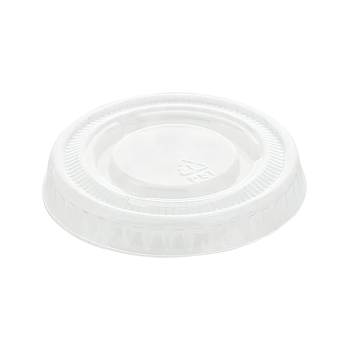 Victoria Bay Lid 1 Compartment PET Clear For 1 OZ Souffle & Portion Cup 2500/Case