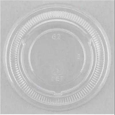 Victoria Bay Lid 1 Compartment PET Clear For 2 OZ Souffle & Portion Cup 2400/Case