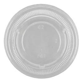 Victoria Bay Lid 1 Compartment PET Clear For 2 OZ Souffle & Portion Cup 2400/Case