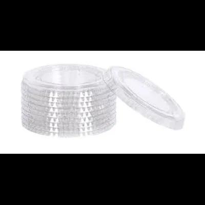 Victoria Bay Lid 1 Compartment PET Clear For 5.5 OZ Souffle & Portion Cup 2500/Case