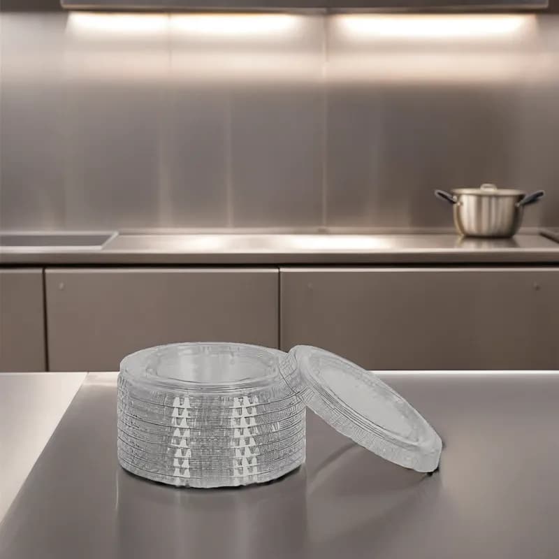 Victoria Bay Lid 1 Compartment PET Clear For 5.5 OZ Souffle & Portion Cup 2500/Case