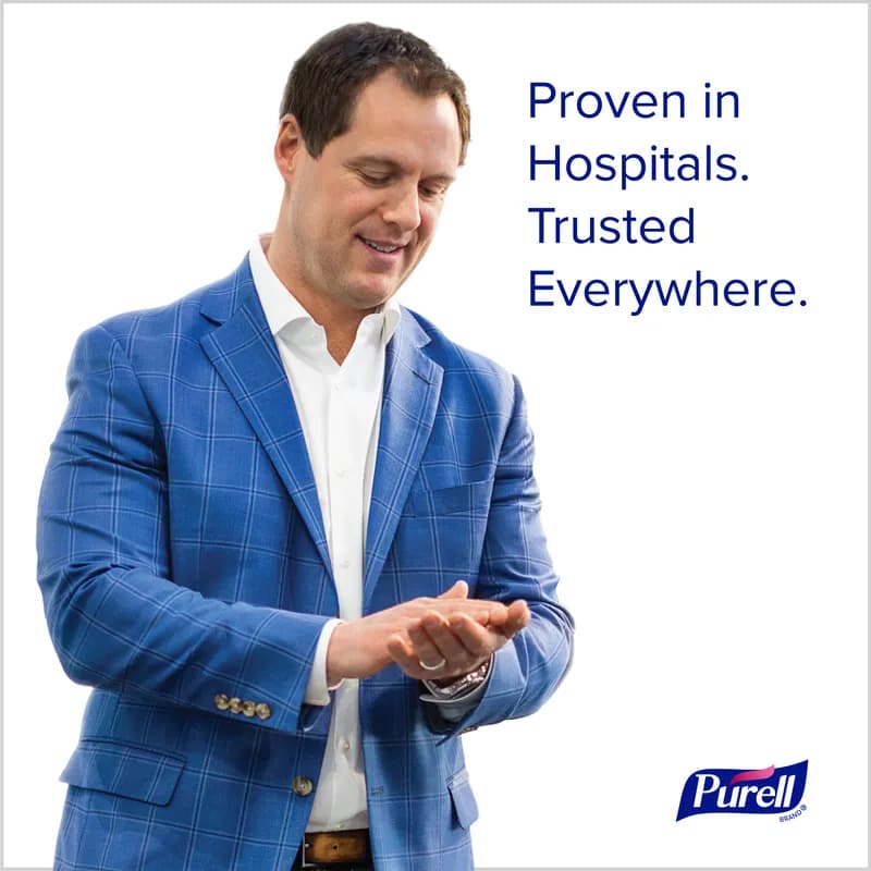 Purell® Hand Sanitizer Gel 12 OZ 2.25X2.7X7.5 IN Fragrance Free Advanced 12/Case