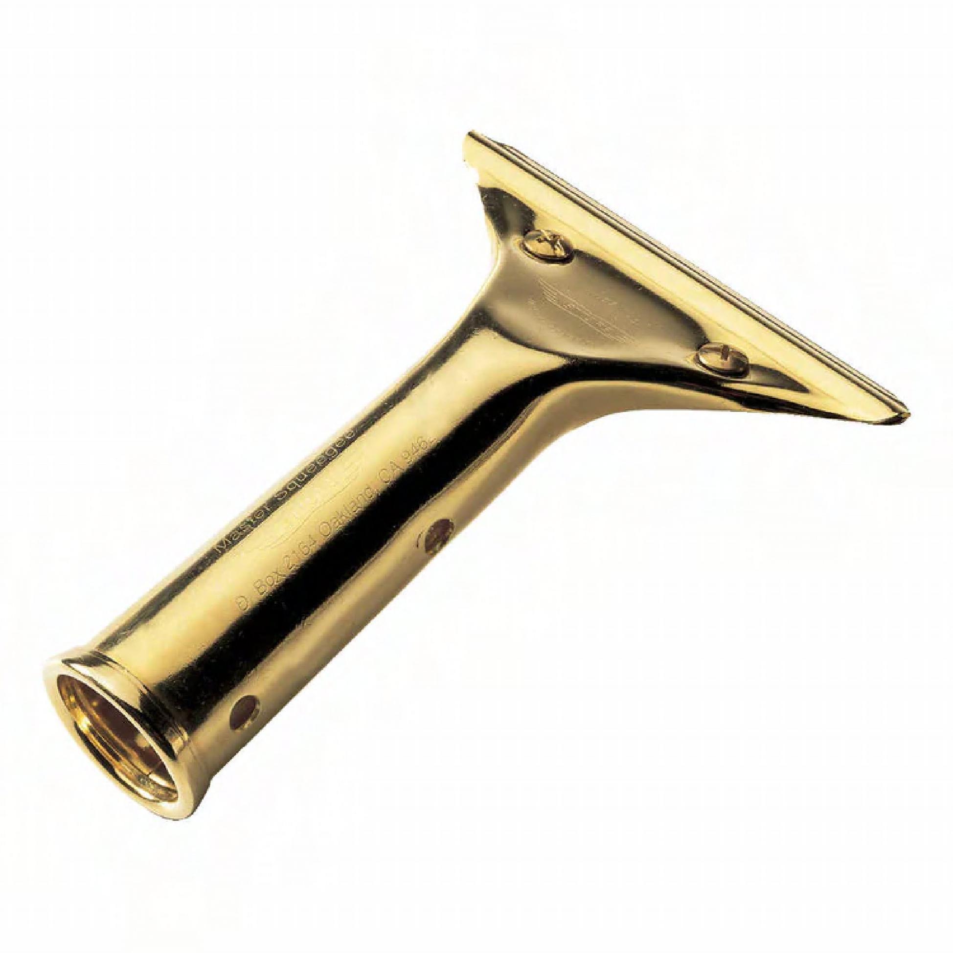 Window Squeegee Handle Brass Gold 1/Each