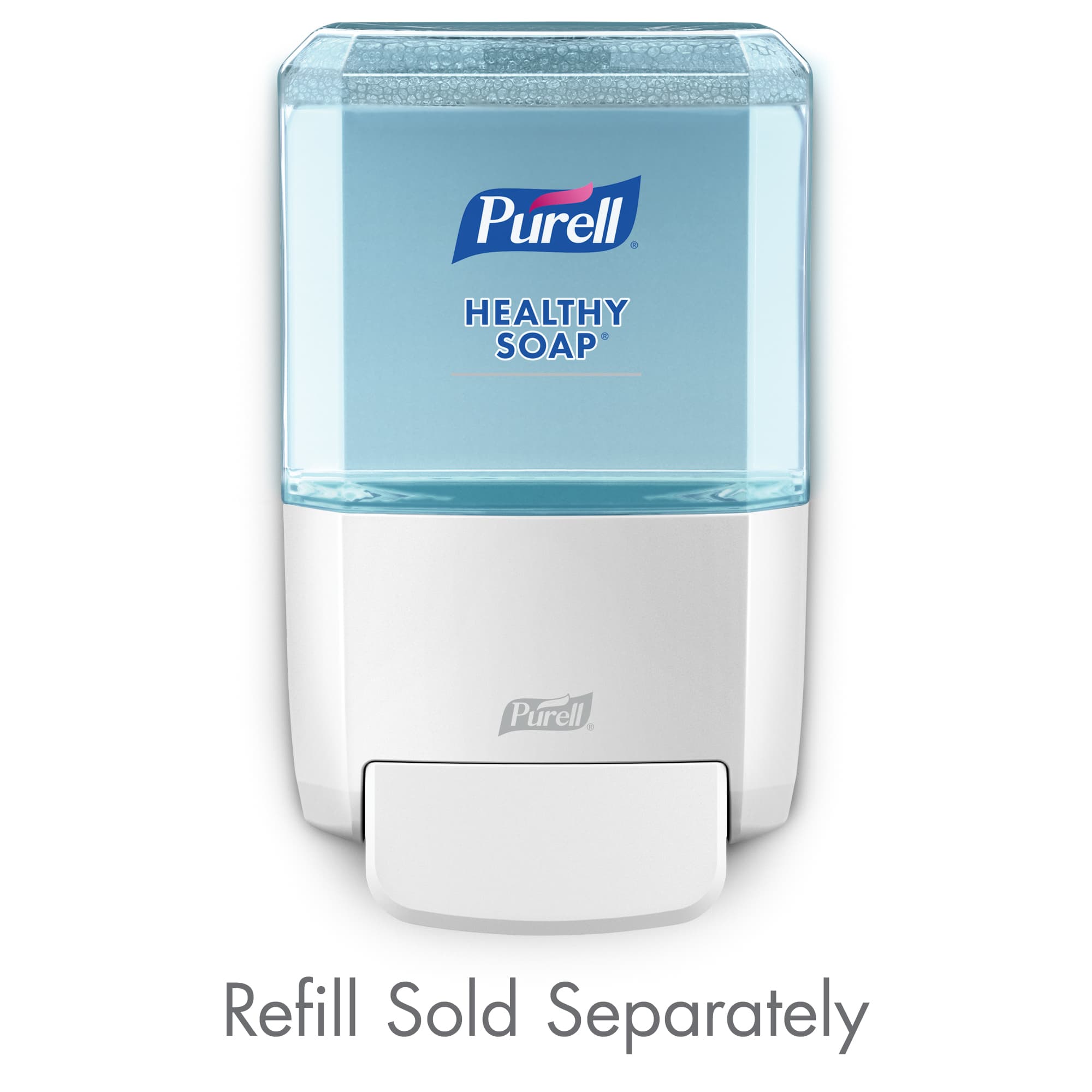 Purell® ES4 Soap Dispenser 1200 mL 10X6.5X5.38 IN White Push Style Surface Mount 1/Each