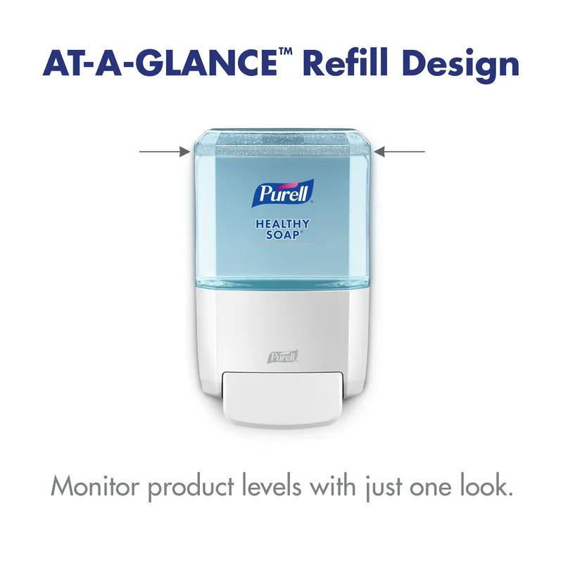 Purell® ES4 Soap Dispenser 1200 mL 10X6.5X5.38 IN White Push Style Surface Mount 1/Each