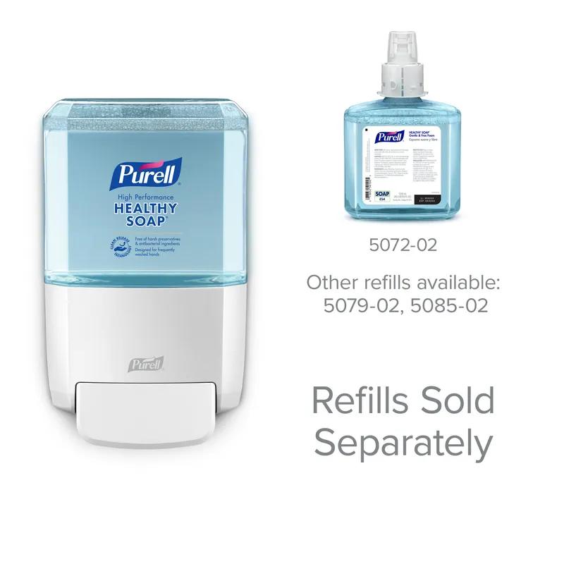 Purell® ES4 Soap Dispenser 1200 mL 10X6.5X5.38 IN White Push Style Surface Mount 1/Each