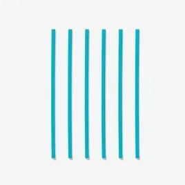 phade® Jumbo Straw 0.219X7.75 IN PHA Teal Paper Wrapped 375 Count/Pack 10 Packs/Case 3750 Count/Case
