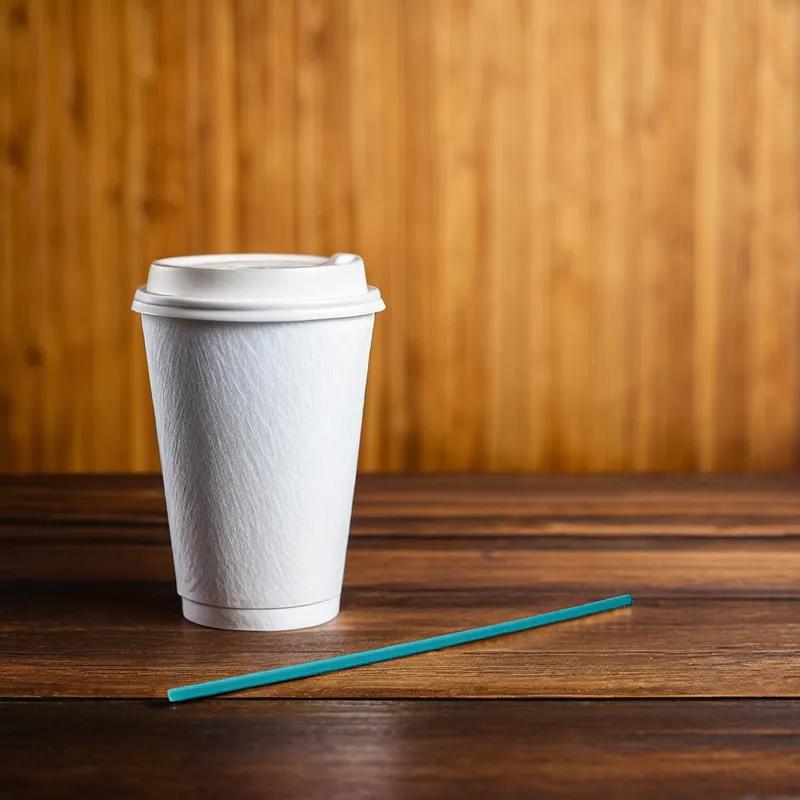 phade® Giant Straw 0.284X10.25 IN PHA Teal Paper Wrapped 250 Count/Pack 8 Packs/Case 2000 Count/Case
