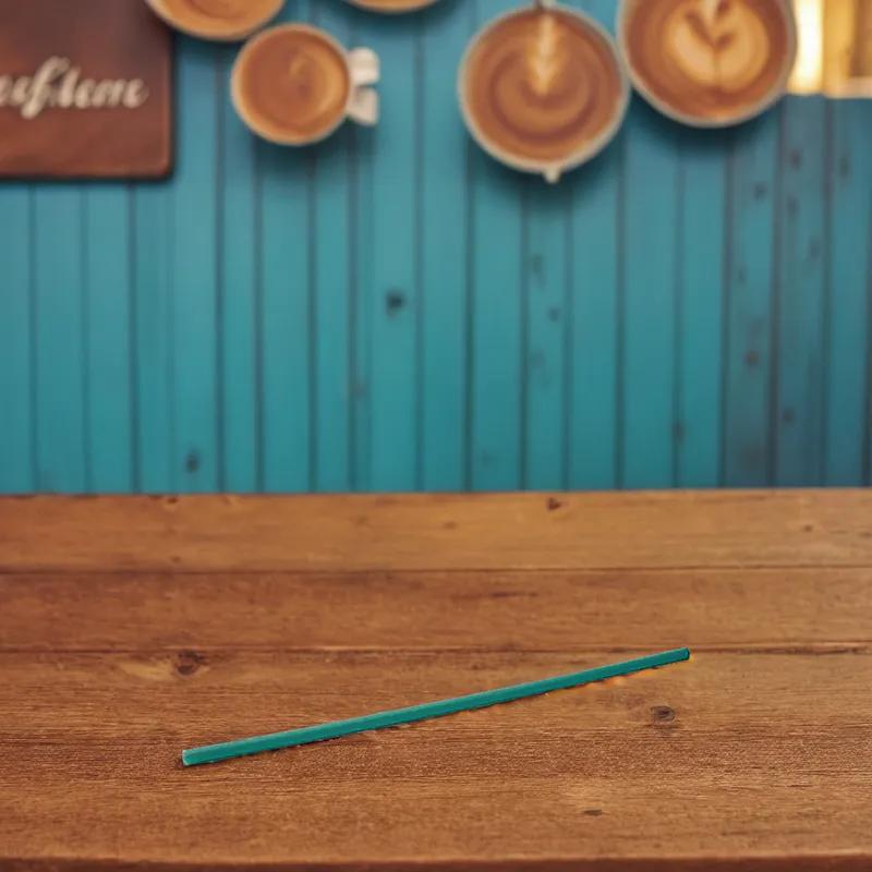 phade® Giant Straw 0.284X10.25 IN PHA Teal Paper Wrapped 250 Count/Pack 8 Packs/Case 2000 Count/Case