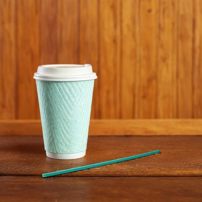 phade® Giant Straw 0.284X10.25 IN PHA Teal Paper Wrapped 250 Count/Pack 8 Packs/Case 2000 Count/Case