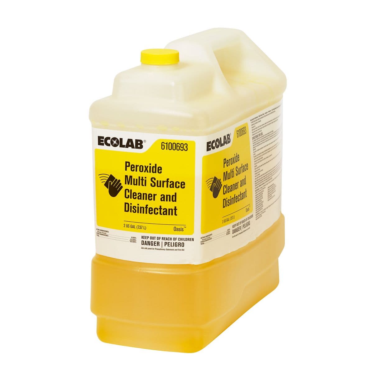 Pleasant Scent One-Step Disinfectant 2 GAL Multi Surface Concentrate Hydrogen Peroxide 1/Case