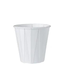 Solo® Souffle & Portion Cup 3.5 OZ Treated Paper White Leak Resistant 100 Count/Bag 50 Bags/Case 5000 Count/Case