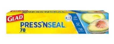 Glad® Press’n Seal® Handwrap 12 IN Clear LDPE 70 SQ FT 12/Case