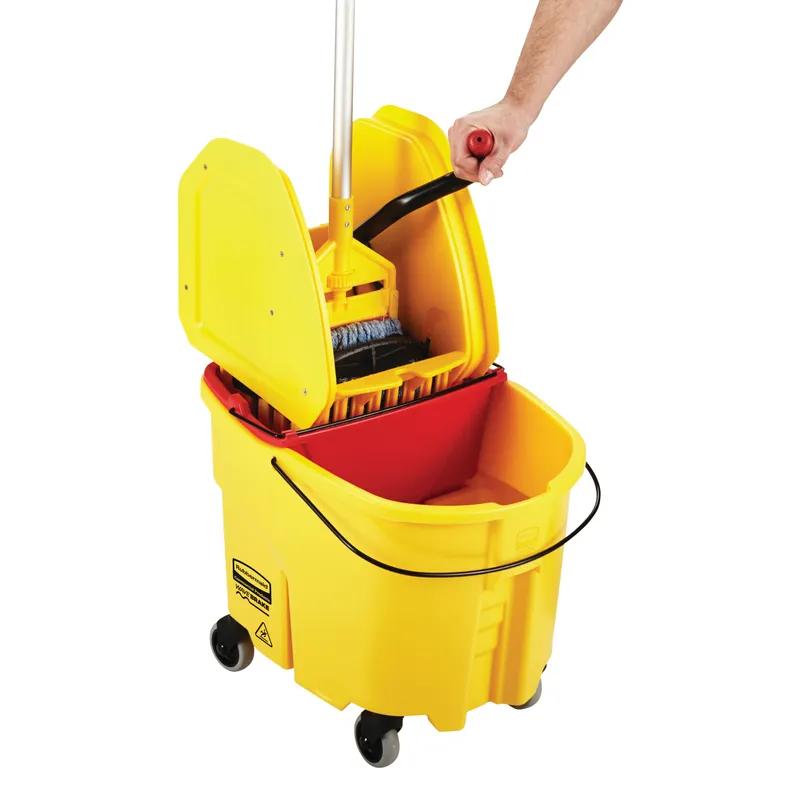 WaveBrake® Mop Wringer 12.81X11.94X39.88 IN Plastic Yellow Down Press 1/Each