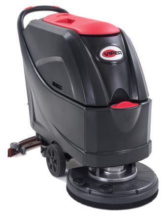 Viper Floor Scrubber 16 GAL 20IN Walk Behind Self Propel 130Ah Battery Traction Drive 1/Each